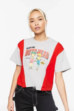 Beavis & Butt-Head Cropped Graphic Tee
