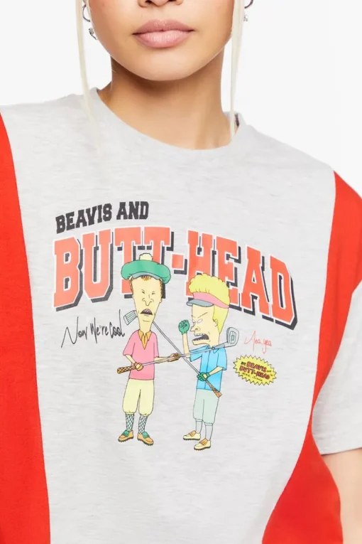 Beavis & Butt-Head Cropped Graphic Tee