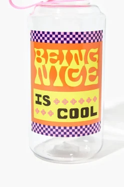 Being Nice Is Cool Water Bottle