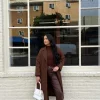 Belted Canvas Duster Coat