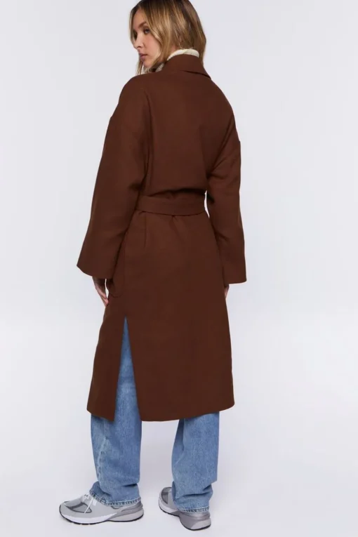 Belted Canvas Duster Coat
