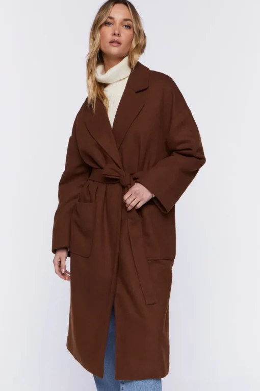 Belted Canvas Duster Coat