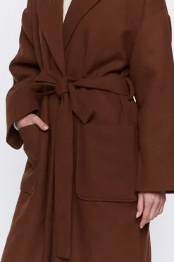 Belted Canvas Duster Coat