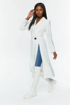 Belted M-Slit Duster Jacket