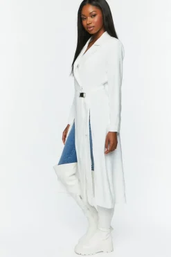 Belted M-Slit Duster Jacket