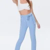 Belted Tie-Waist Pants