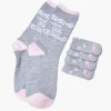 Blessed Graphic Crew & Dog Socks Set