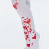 Blood Print Over-The-Knee Socks