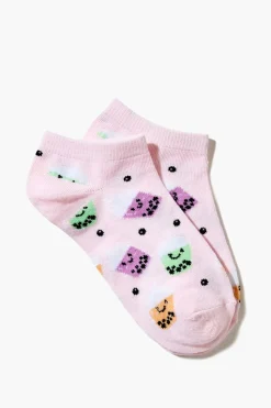 Boba Print Ankle Socks