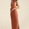 Bodycon Halter Maxi Dress