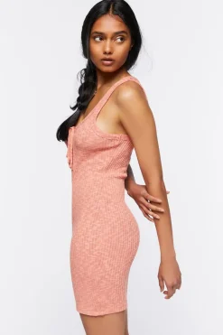 Bodycon Lace-Up Mini Dress