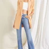 Bootcut Release-Hem Jeans