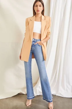 Bootcut Release-Hem Jeans