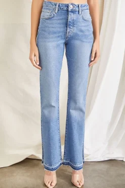 Bootcut Release-Hem Jeans