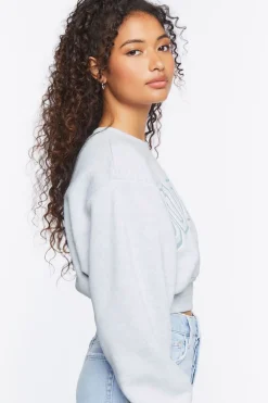 Boston Graphic Cropped Pullover