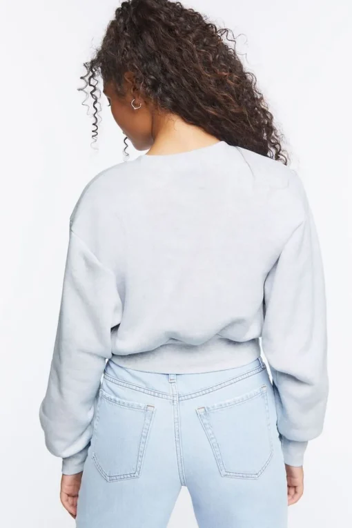Boston Graphic Cropped Pullover