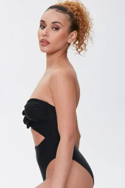 Bow Cutout One-Piece Swimsuit