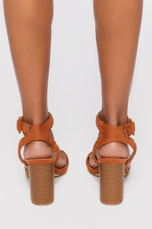 Braided Block Heels