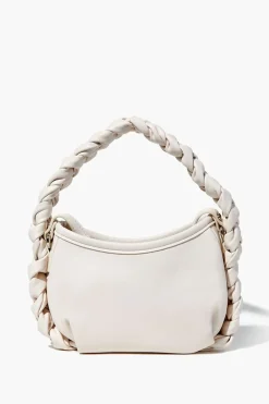 Braided Faux Leather Crossbody Bag