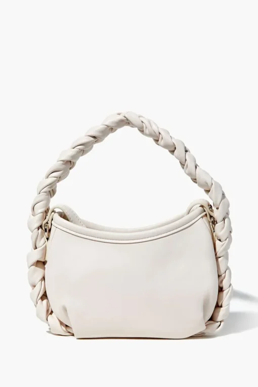 Braided Faux Leather Crossbody Bag