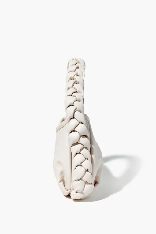 Braided Faux Leather Crossbody Bag