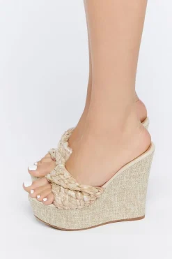 Braided-Strap Wedges
