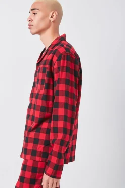 Buffalo Plaid Pajama Shirt