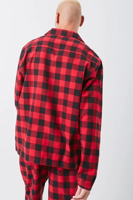 Buffalo Plaid Pajama Shirt
