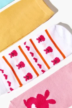 Bunny Ankle Sock Set - 5 Pack