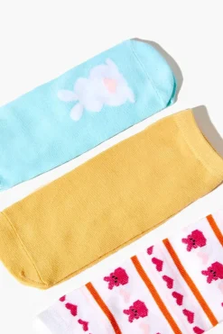 Bunny Ankle Sock Set - 5 Pack