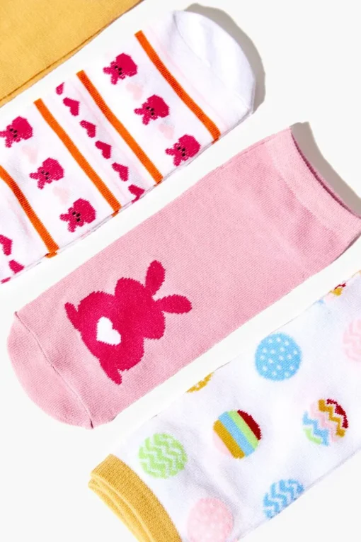 Bunny Ankle Sock Set - 5 Pack