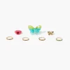 Butterfly & Cocktail Ring Set