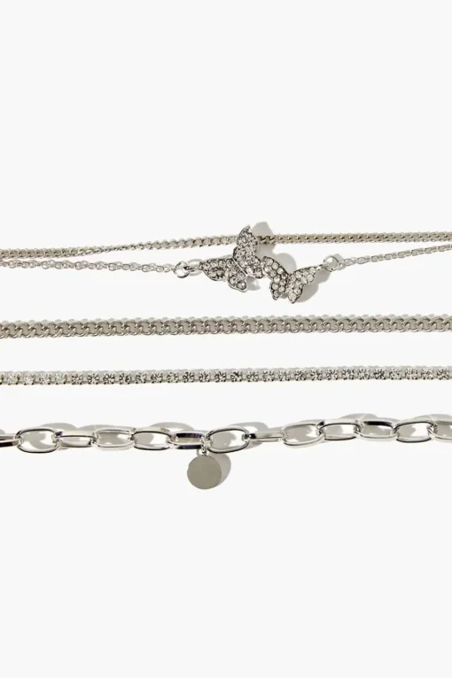 Butterfly Chain Bracelet Set