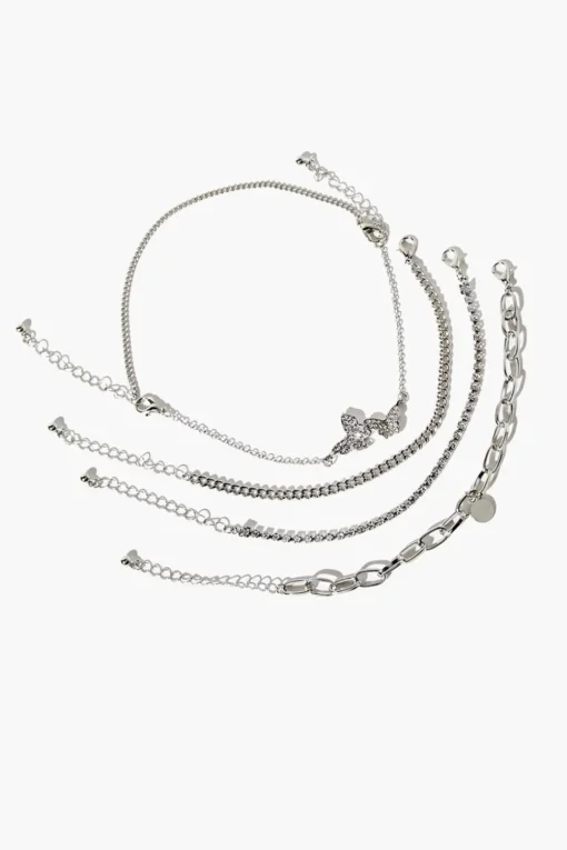 Butterfly Chain Bracelet Set