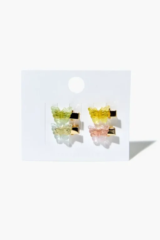 Butterfly Hair Clip Set