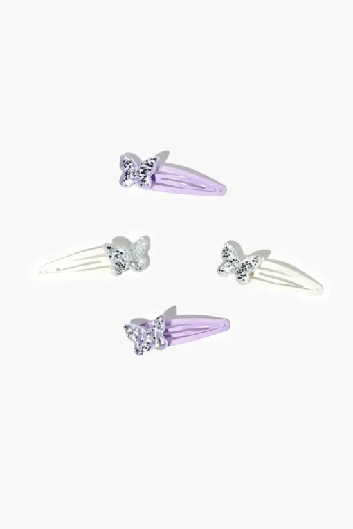 Butterfly Snap Hair Clips