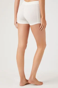 Button-Front Pajama Shorts