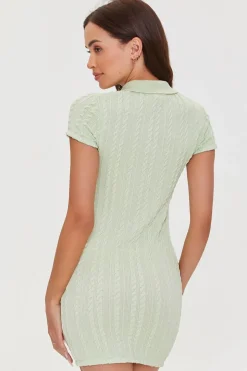 Cable Knit Bodycon Dress