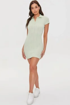 Cable Knit Bodycon Dress