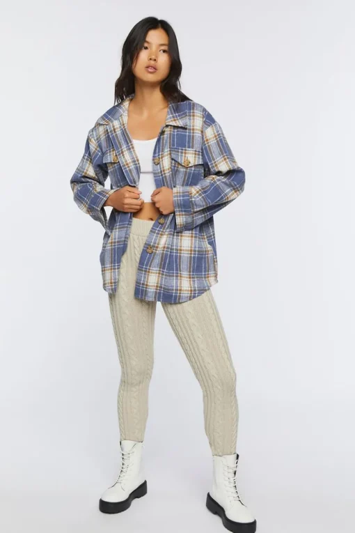 Cable Knit Skinny Pants