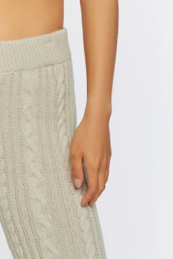 Cable Knit Skinny Pants