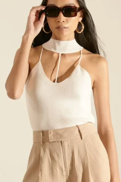 Caged Sweater-Knit Cami