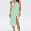Cami Midi Slit Dress