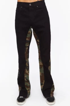 Camo Flare Jeans