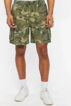 Camo Ripstop Cargo Shorts