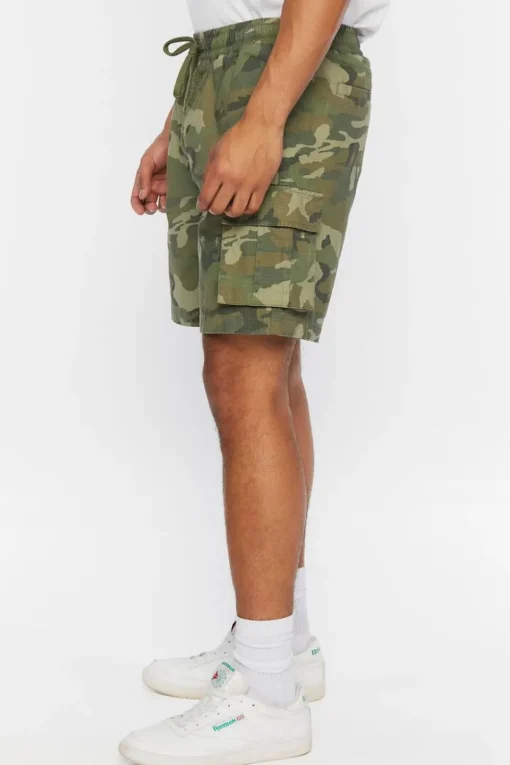 Camo Ripstop Cargo Shorts