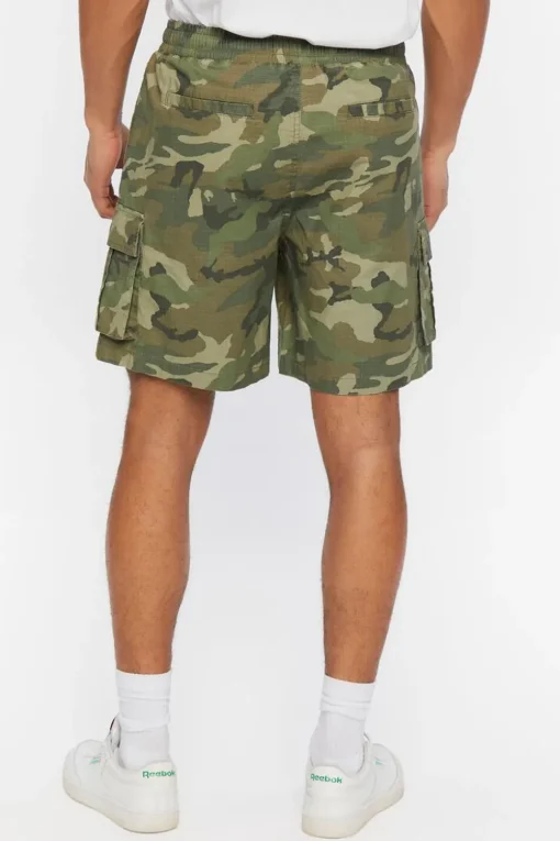 Camo Ripstop Cargo Shorts