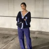Canvas Wide-Leg Cargo Pants