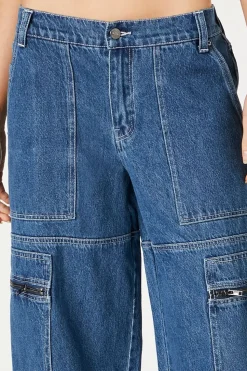 Cargo Wide-Leg Jeans