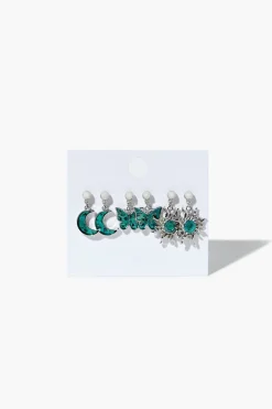 Celestial Charm Earring Set